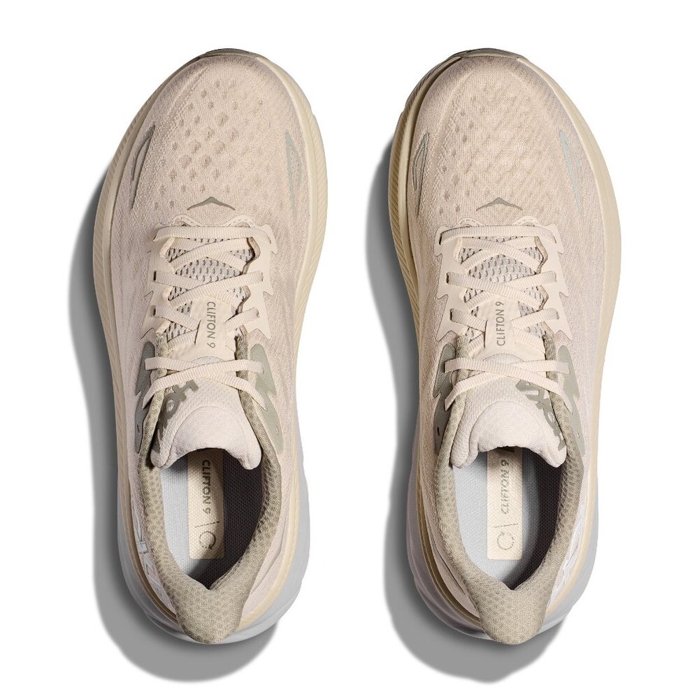 Men's HOKA Clifton9  - Color: Oat Milk / Barley - NEW IN BOX - Picture 6 of 12